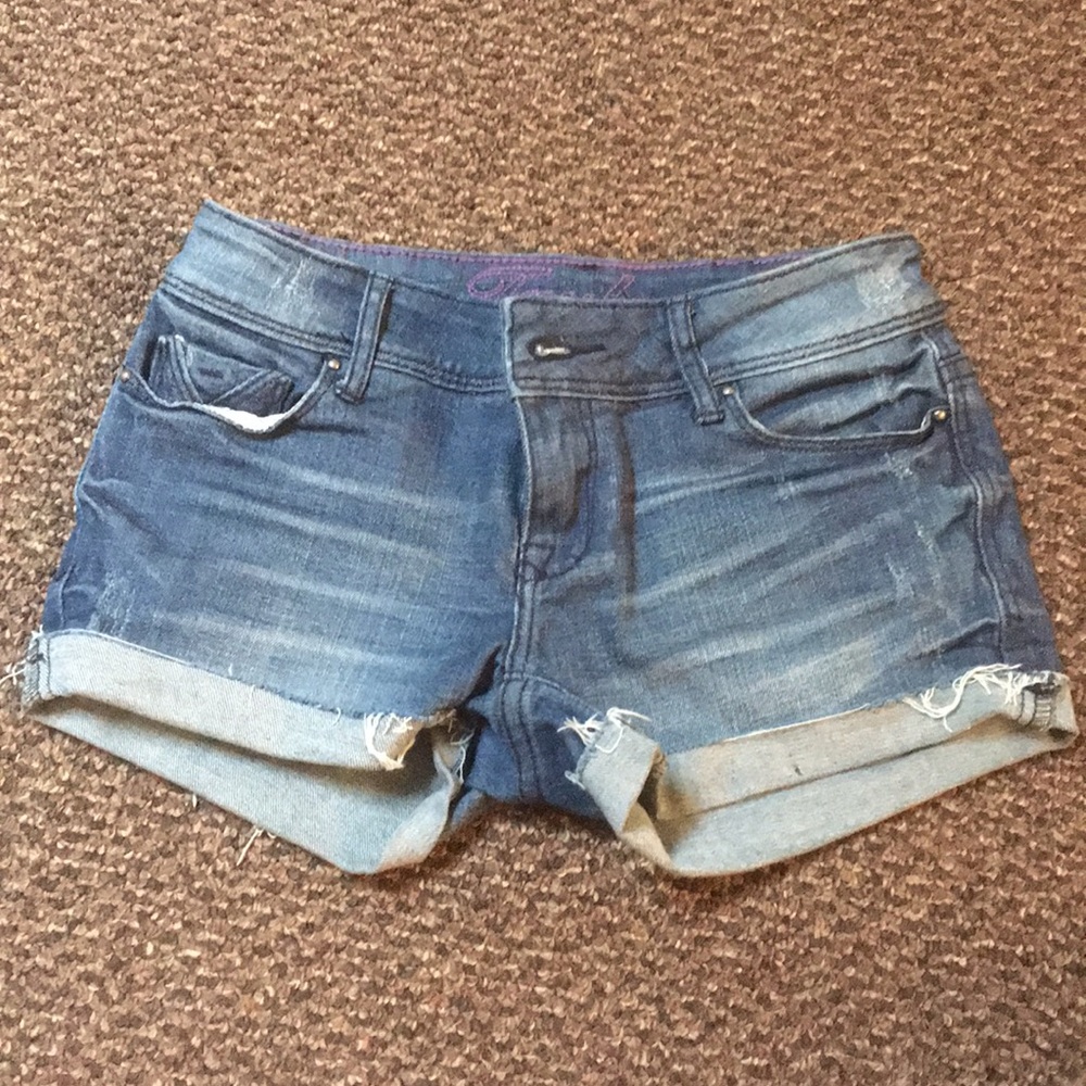 Denim shorts